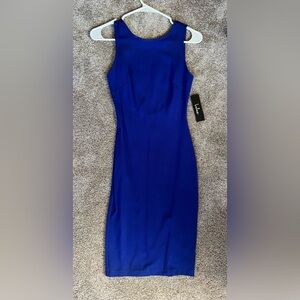 Lulu - scoop back blue dress xs